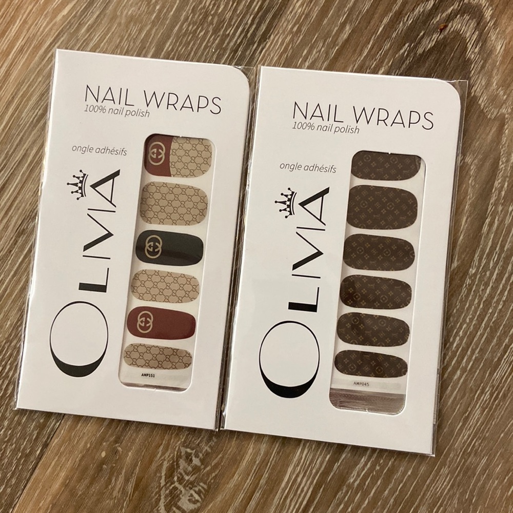 Olivia nail wraps